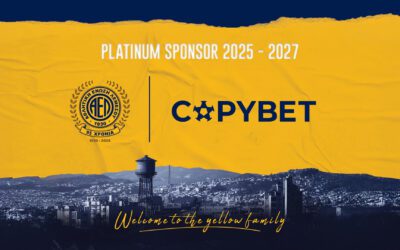 Δημοσιογραφική διάσκεψη παρουσίασης Μέγα Χορηγού – CopyBet